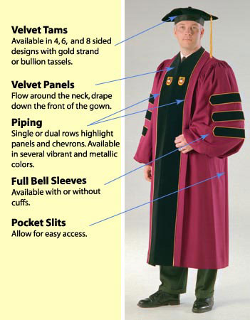 custom doctoral gowns and regalia